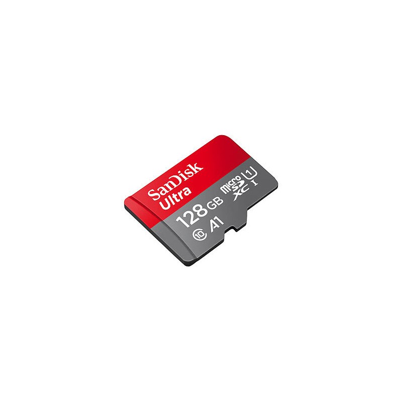 Scheda Memoria Sandisk Ultra Micro SDXC da 128 GB UHS-I A1 Classe 10 con adattatore SDSQUAB-128G-GN6MA