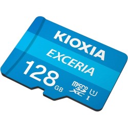 Scheda Memoria Micro SDXC Kioxia Exceria G2 da 128 GB UHS-III A1 V30 Classe 10 con adattatore LMEX2L128GG2