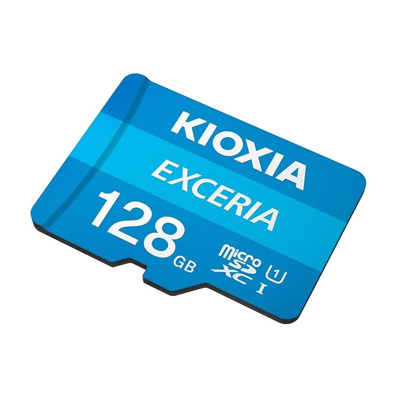 Scheda Memoria Micro SDXC Kioxia Exceria G2 da 128 GB UHS-III A1 V30 Classe 10 con adattatore LMEX2L128GG2
