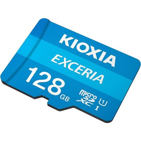 Scheda Memoria Micro SDXC Kioxia Exceria G2 da 128 GB UHS-III A1 V30 Classe 10 con adattatore LMEX2L128GG2