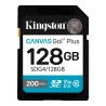 Scheda Memoria SDXC Kingston 128 GB UHS-I U3 V30 Classe 10 200 MB/s Canvas Go Plus SDG4/128GB