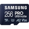 Scheda Memoria Micro SDXC Samsung PRO Ultimate 256 GB UHS-I U3 A2 V30 con adattatore SD MB-MY256SA/WW