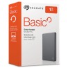 Disco esterno rigido Seagate 1 TB 2,5" Basic USB 3.2 Gen 1 STJL1000400 Colore argento