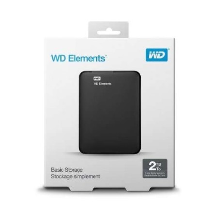 Disco esterno rigido WD Elements 2,5" 2 TB USB 3.0 WDBU6Y0020BBK-WESN