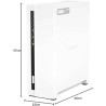 NAS SERVER TOWER QNAP TS-133 Processore ARM Cortex-A55 Memoria 2 GB 1 da 2,5" e 3,5" USB, RJ-45