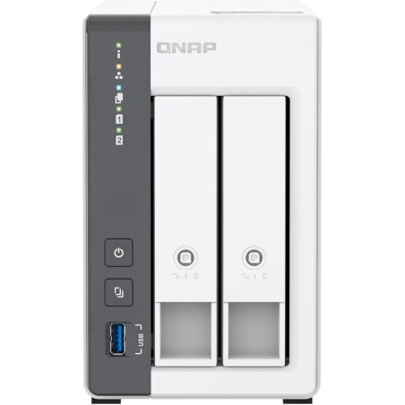 NAS SERVER TOWER QNAP TS-216G Processore ARM Cortex-A55 Memoria 4 GB 2 alloggiamenti 2,5" 3,5" USB, RJ-45 2,5 GB