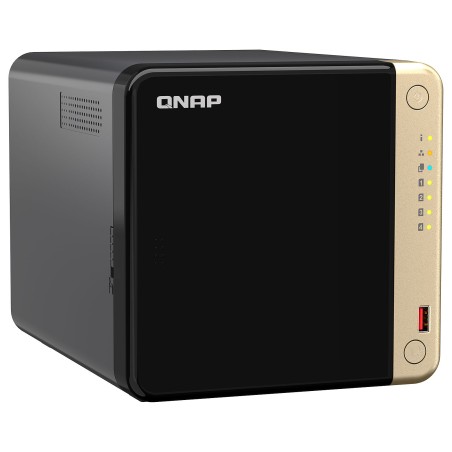 NAS SERVER TOWER QNAP TS-464-8G Processore Intel Celeron N5095 8 GB di memoria 4 alloggiamenti (2,5", 3,5", M.2) USB HDMI