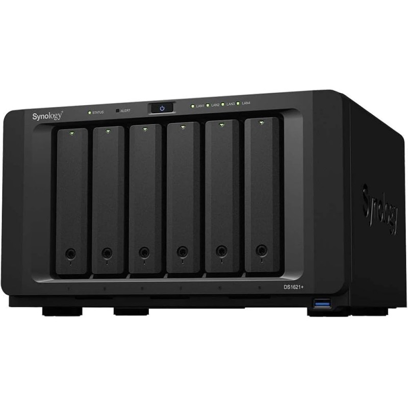 NAS SERVER TOWER Synology DiskStation DS1621+ Fino a 108 TB Processore AMD