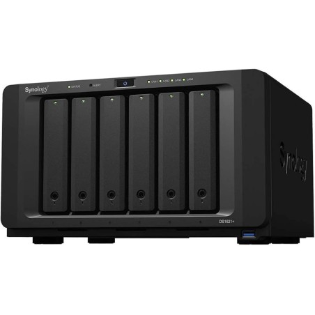 NAS SERVER TOWER Synology DiskStation DS1621+ Fino a 108 TB Processore AMD