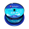 Confezione 50pz CD-R VERBATIM 52X 700MB 43351