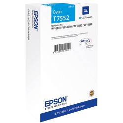 CARTUCCIA ORIGINALE EPSON STYLUS Workforce Pro WF-8000 C13T755240 C13T75524N CIANO