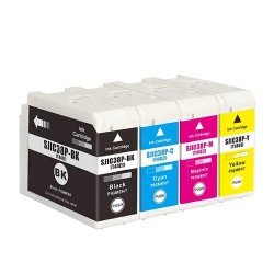 CARTUCCIA COMPATIBILE EPSON CIANO C13T44C240 SJIC36P T44C2 COLORWORKS C6000 C6500
