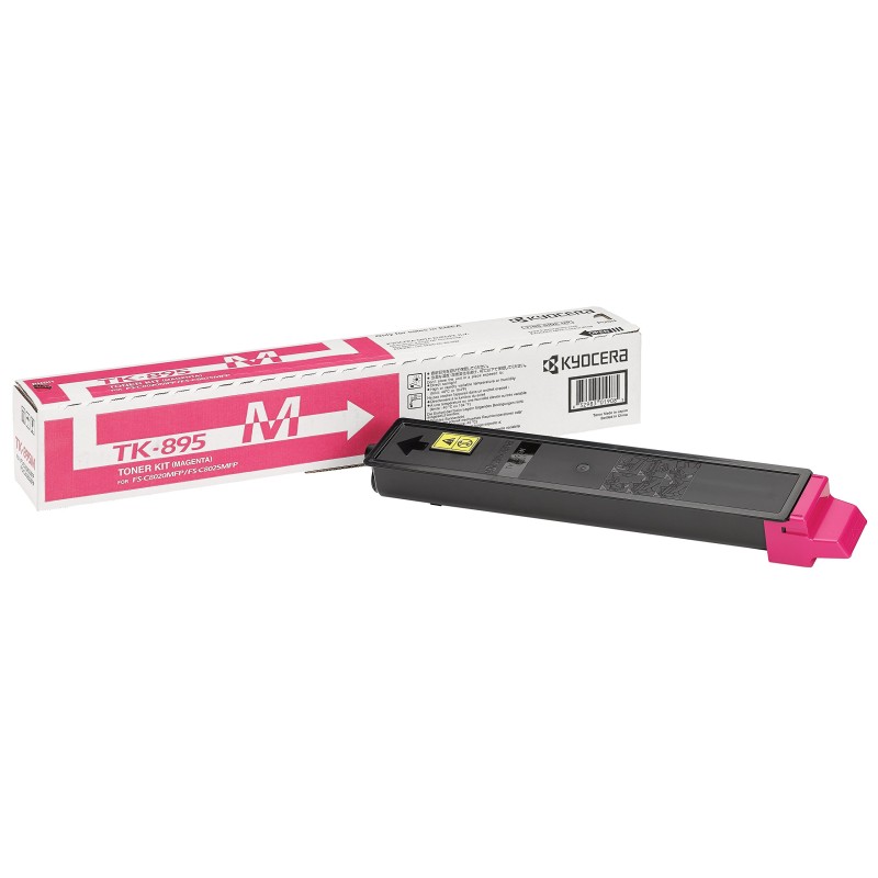 TONER ORIGINALE KYOCERA FS C8020 MFP TK895M TK-895M FS C8025 MFP MAGENTA 6K 1T02K0BNL0