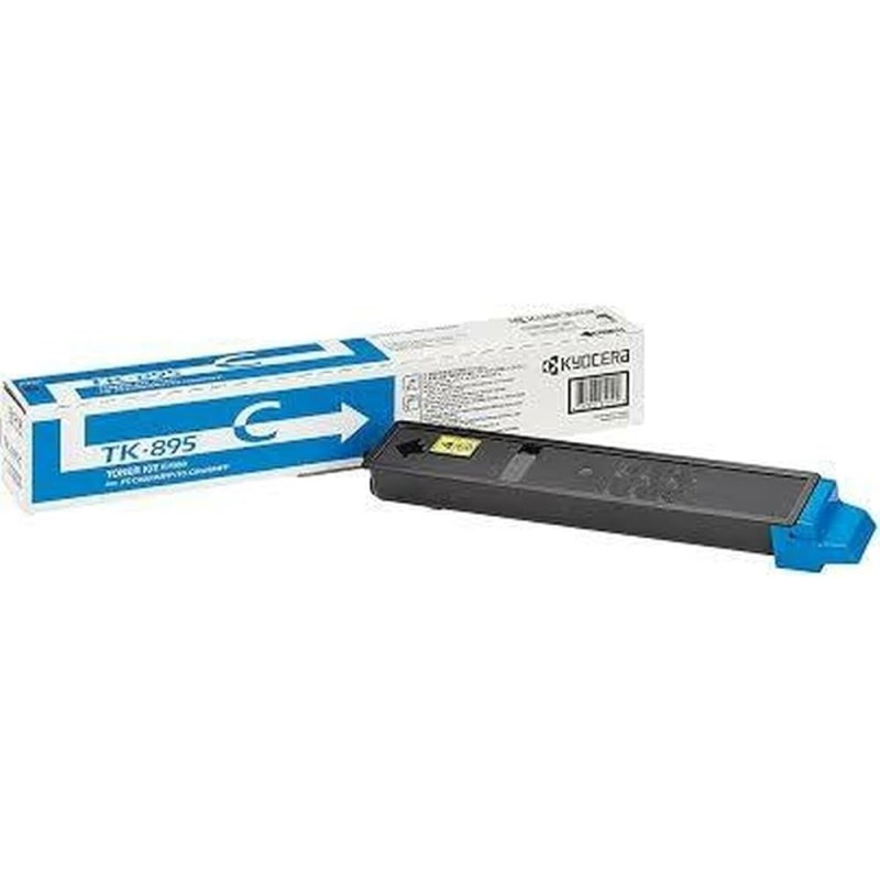 TONER ORIGINALE KYOCERA FS C8020 MFP TK895C TK-895C FS C8025 MFP CIANO 6K 1T02K0CNL0