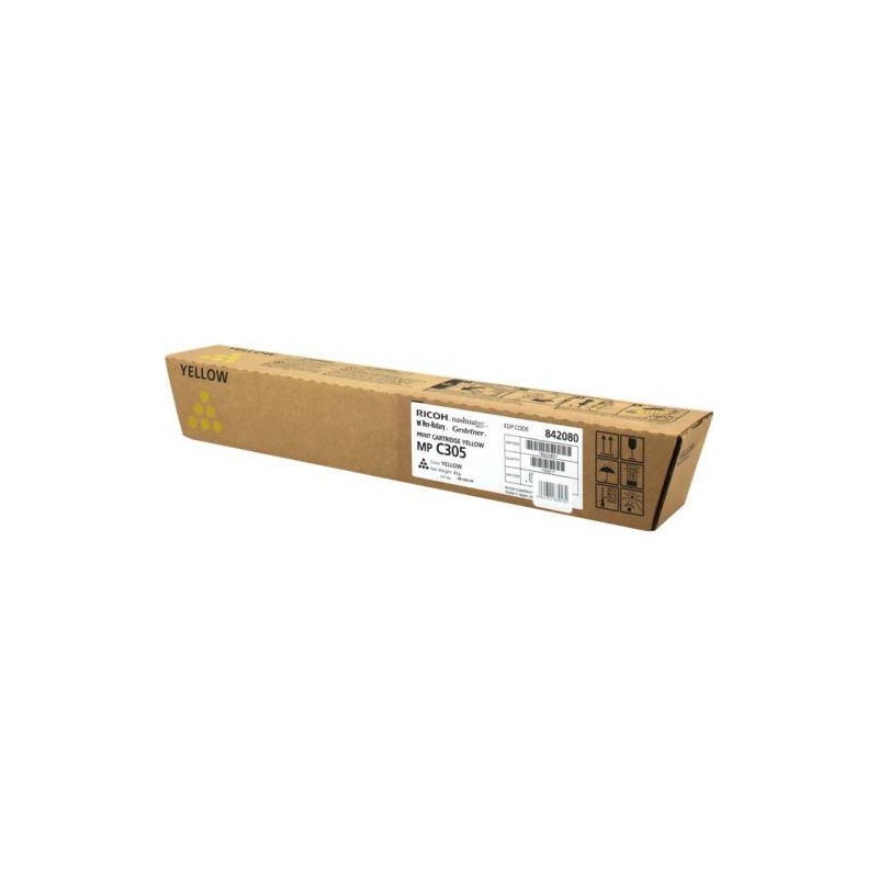 TONER ORIGINALE RICOH NRG 841597 842080 MP C305 GIALLO 4K