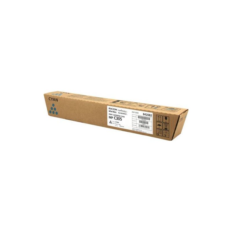TONER ORIGINALE RICOH NRG 841595 842082 MP C305 CIANO 4K