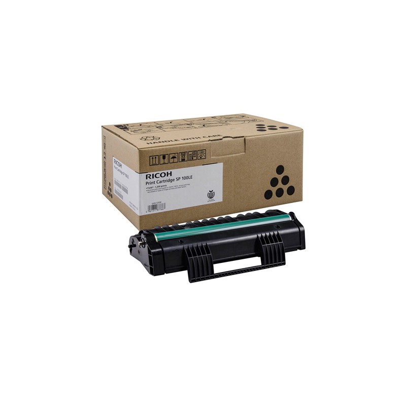 TONER ORIGINALE RICOH Aficio SP100E SP112 407166 1.2K NERO