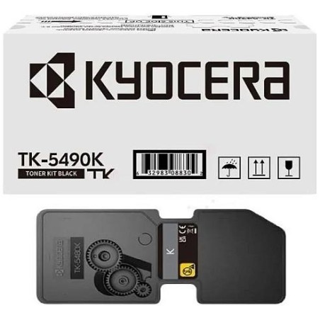 TONER ORIGINALE KYOCERA 1T0C220NL1 TK-5490K TK5490K NERO ECOSYS MA2101 PA2101