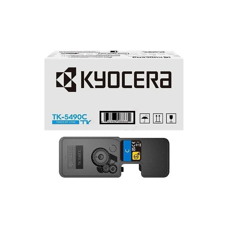 TONER ORIGINALE KYOCERA 1T0C22CNL1 TK-5490C TK5490C CIANO ECOSYS MA2101 PA2101