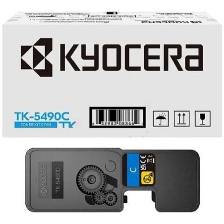 TONER ORIGINALE KYOCERA 1T0C22CNL1 TK-5490C TK5490C CIANO ECOSYS MA2101 PA2101