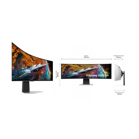 MONITOR OLED SAMSUNG G95SC Odyssey 49" curvo 1800R OLED DQHD 240Hz FreeSync Premium Pro LS49CG950SUXEN