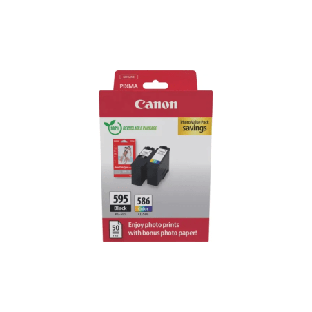 MULTIPACK CARTUCCIA ORIGINALE CANON 7171C004 PG-595 CL-586 PIXMA TS7550i