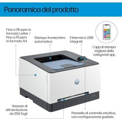 STAMPANTE LASER COLORE HP COLOR LASERJET 8D7L0A LaserJet Pro 3202dn 25 ppm DUPLEX