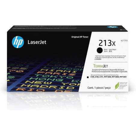 TONER ORIGINALE HP W2130X NERO 213X Enterprise 5700dn 6700dn