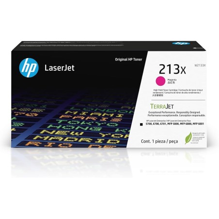 TONER ORIGINALE HP W2133X MAGENTA 213X Enterprise 5700dn 6700dn
