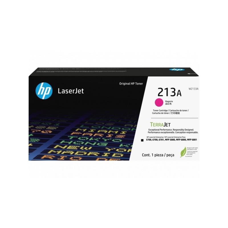 TONER ORIGINALE HP W2133A MAGENTA 213A Enterprise 5700dn 6700dn