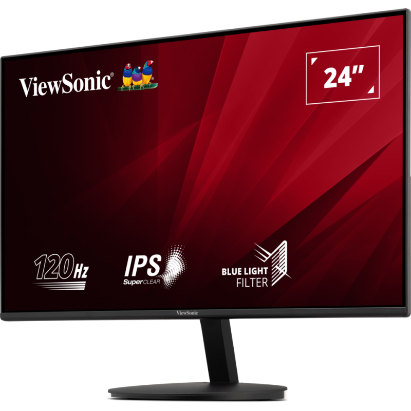 MONITOR LED VIEWSONIC 23,8" IPS FullHD 120Hz VA24E1-H Risposta 5ms - HDMI