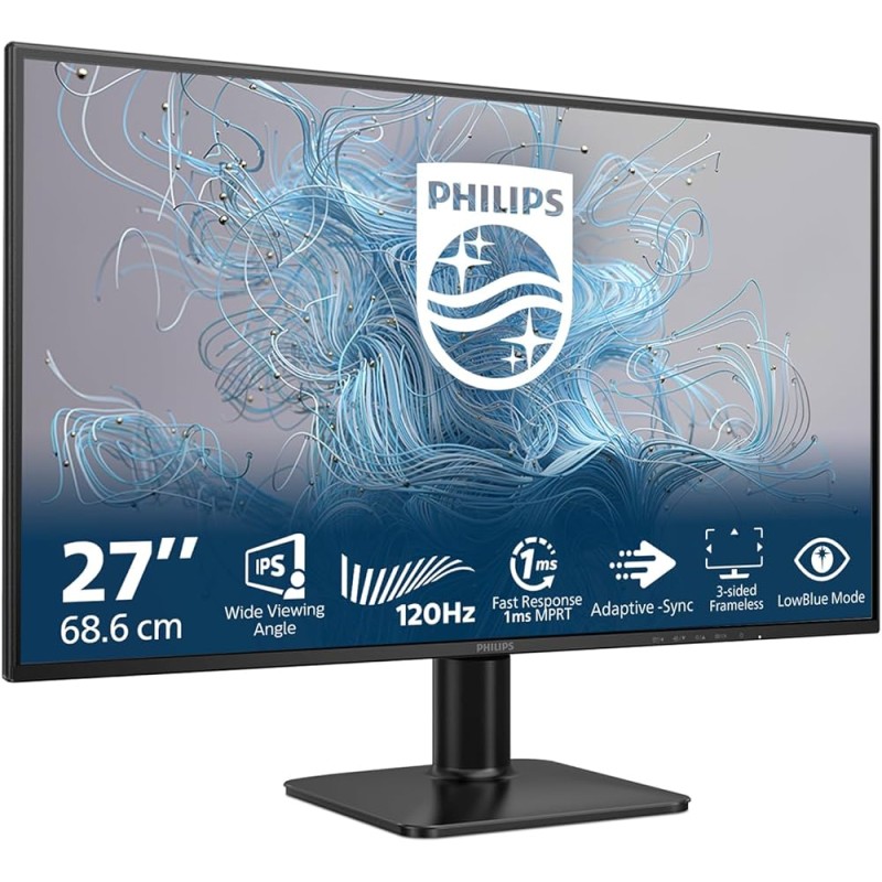 MONITOR LCD IPS FullHD PHILIPS 1000 27" 27E2N1110/00 120Hz - risposta 4ms - HDMI, VGA