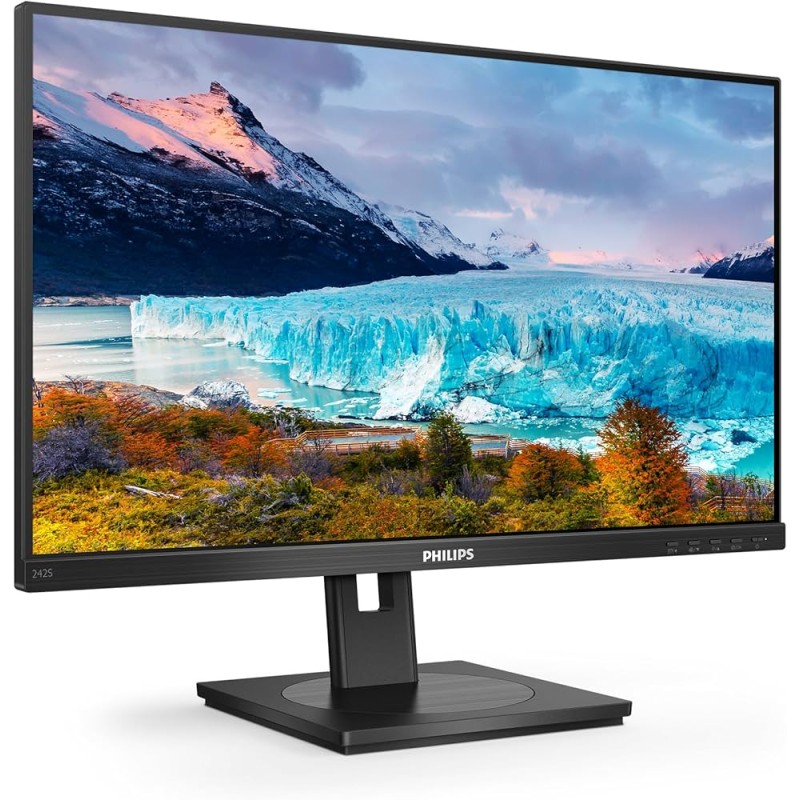 MONITOR LED PHILIPS S Line 242S1AE/00 23,8" LED IPS FullHD 75Hz Tempo di risposta 4 ms Altoparlanti 4 W
