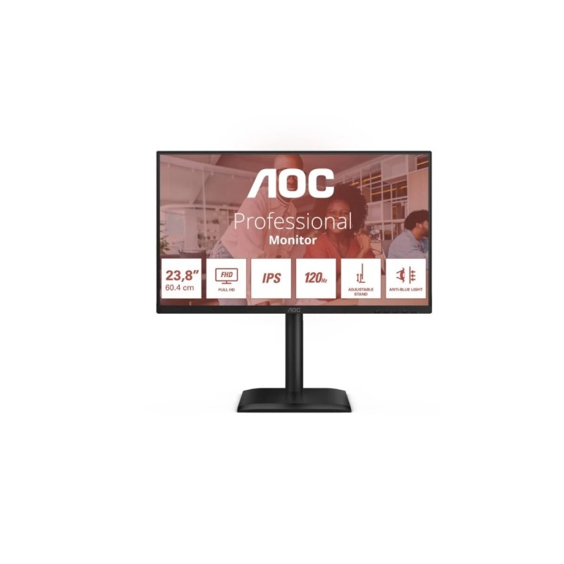 MONITOR LED AOC 27E3QAF IPS 27" Full HD 1080p 75Hz Tempo di risposta 4 ms Regolazione altezza
