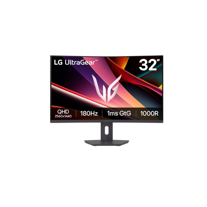 MONITOR CURVO LG ULTRAGEAR 31,5" 32G600A-B 1000R VA QHD FreeSync 180Hz Tempo di risposta 1 ms