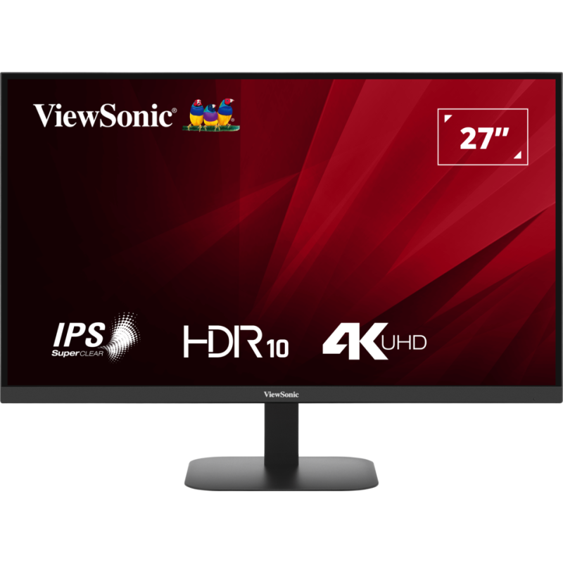 MONITOR LED VIEWSONIC VA2708-4K-HD 27" IPS UHD 4K HDR Tempo di risposta 4 ms Rapporto d'aspetto 16:9