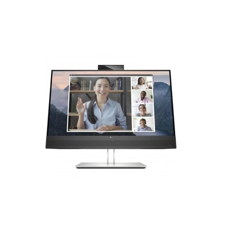 MONITOR LED HP E24MV G4 23,8" 169L0AA IPS FullHD 60Hz Tempo di risposta 5 ms Altoparlanti 4W Webcam
