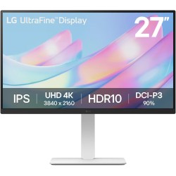MONITOR LED LG UltraFine 27US550-W 27" IPS UltraHD 4K HDR10 60 Hz Tempo risposta 5ms Angolo di visione 178º