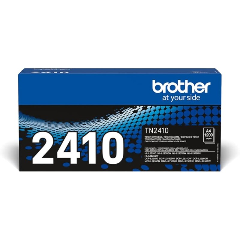 TONER ORIGINALE BROTHER TN2410 TN-2410 NERO 1K HL-L2310D