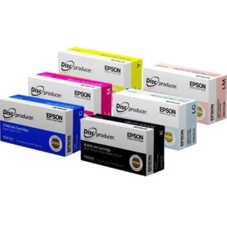 CARTUCCIA ORIGINALE EPSON PJIC1 PJIC7 CIANO C13S020688 C13S020447 Discproducer PP-100
