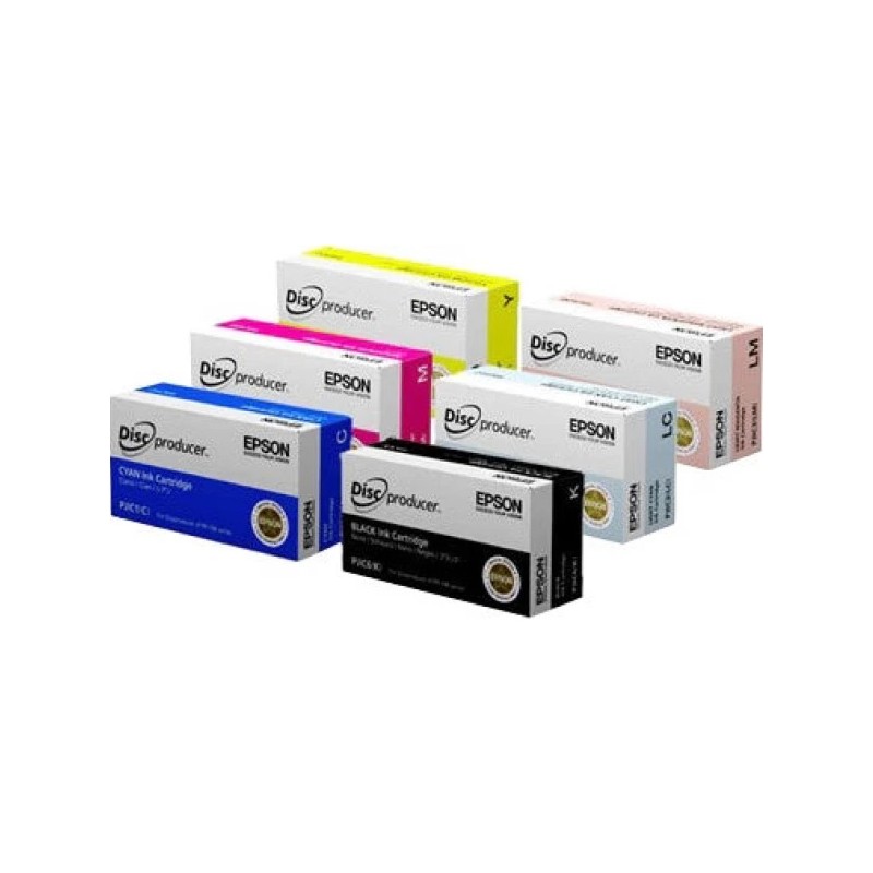 CARTUCCIA ORIGINALE EPSON PJIC5 PJIC7 GIALLO C13S020692 C13S020451 Discproducer PP-100