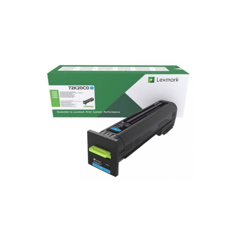 TONER ORIGINALE ORIGINALE LEXMARK 72K20C0 CIANO CS820 CS827 CX825 CX827 CX860