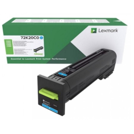 TONER ORIGINALE ORIGINALE LEXMARK 72K20C0 CIANO CS820 CS827 CX825 CX827 CX860