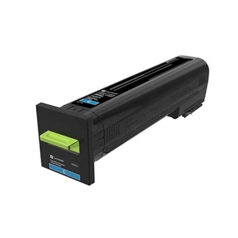 TONER ORIGINALE ORIGINALE LEXMARK 72K2XC0 72K2XCE CIANO CS820 CS827 CX825 CX827 CX860