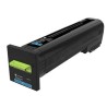 TONER ORIGINALE ORIGINALE LEXMARK 72K2XC0 72K2XCE CIANO CS820 CS827 CX825 CX827 CX860