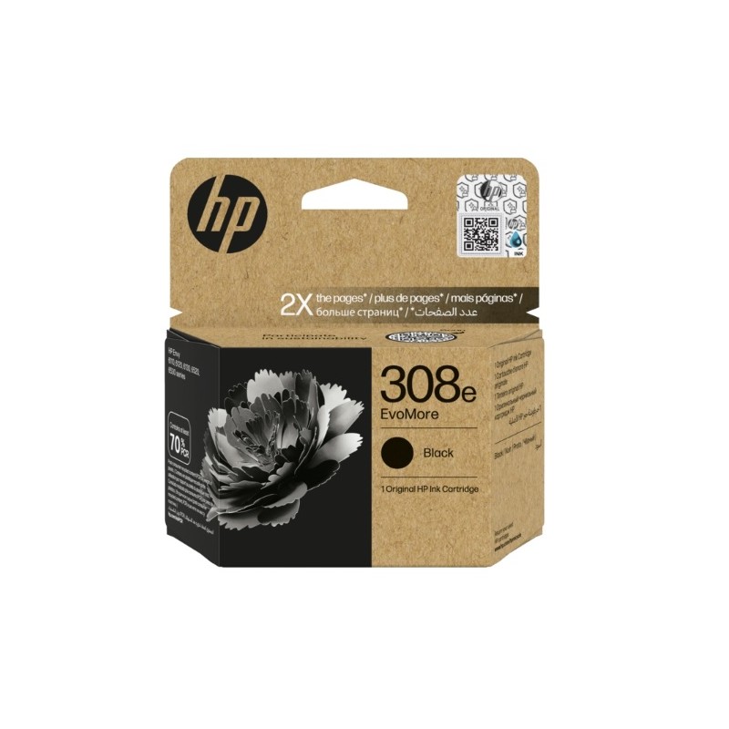 CARTUCCIA ORIGINALE HP 7FP22UE NERO 308e EvoMore Envy 6110e DeskJet 2910 2920