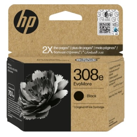 CARTUCCIA ORIGINALE HP 7FP22UE NERO 308e EvoMore Envy 6110e DeskJet 2910 2920