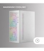 CASE MARS Gaming MC-CORE MCCORE Mini Gaming Tower Griglia in rete metallica Finestra laterale 2 ventole FRGB