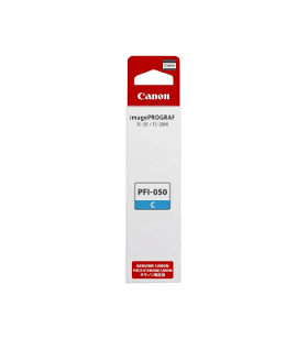 FLACONE INCHIOSTRO ORIGINALE PIGMENTATO CANON PFI050 PFI050C 5699C001 CIANO imagePROGRAF TC-20