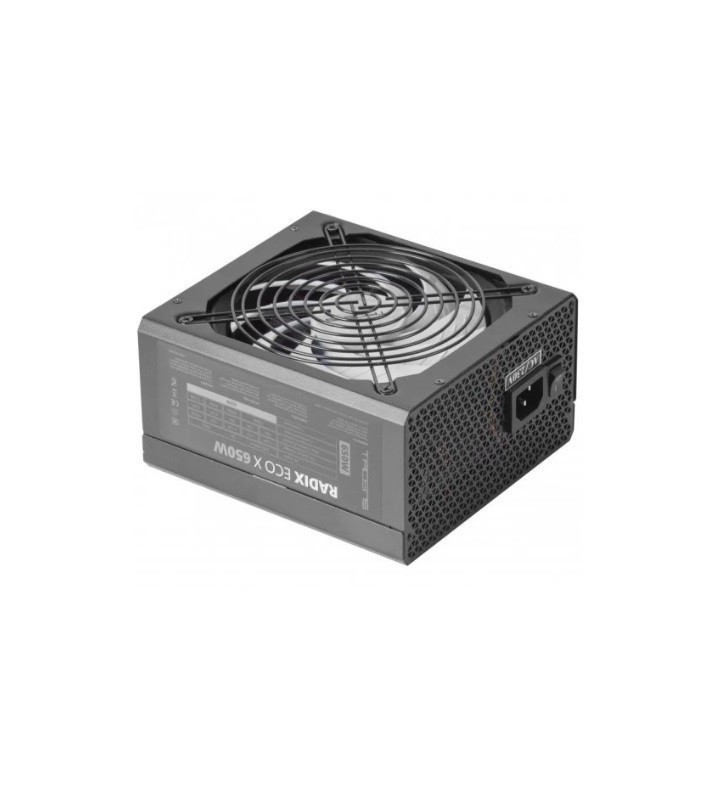 ALIMENTATORE TACENS Radix ECO X650 1RECOX650 650W in formato ATX PFC attivo Ventola da 140 mm